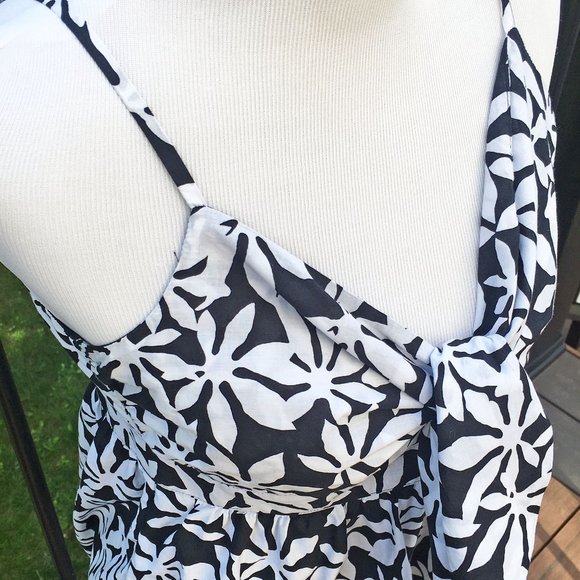 J. Crew Black and White Floral Maxi Dress - Picture 3 of 12